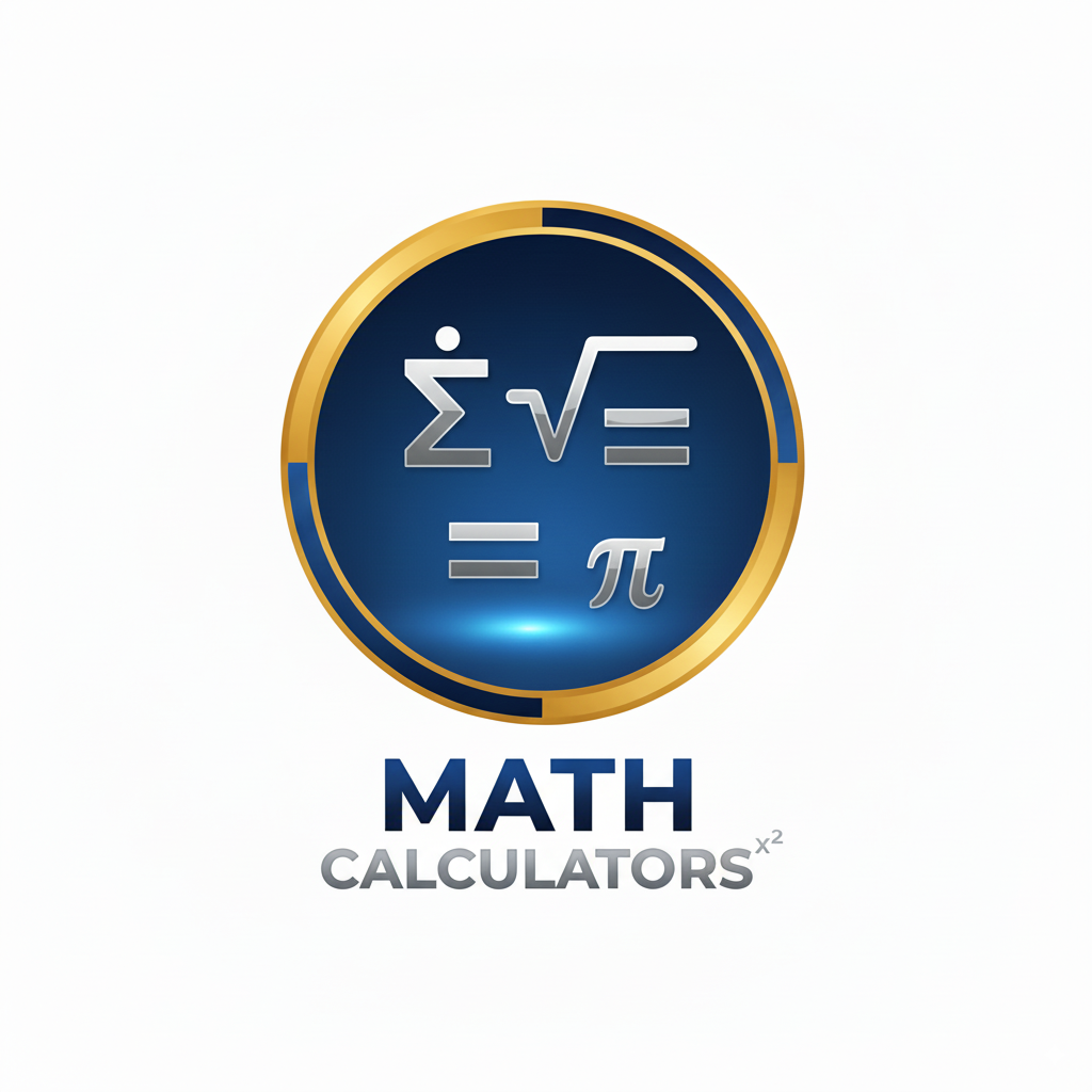 Mathematical symbols and calculators logo
